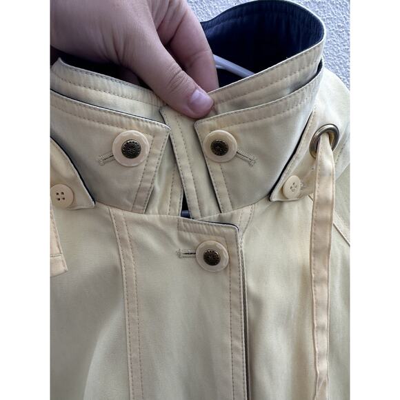 Women Braetan Yellow Button Up Hooded Jacket Size Medium - Picture 5 of 16